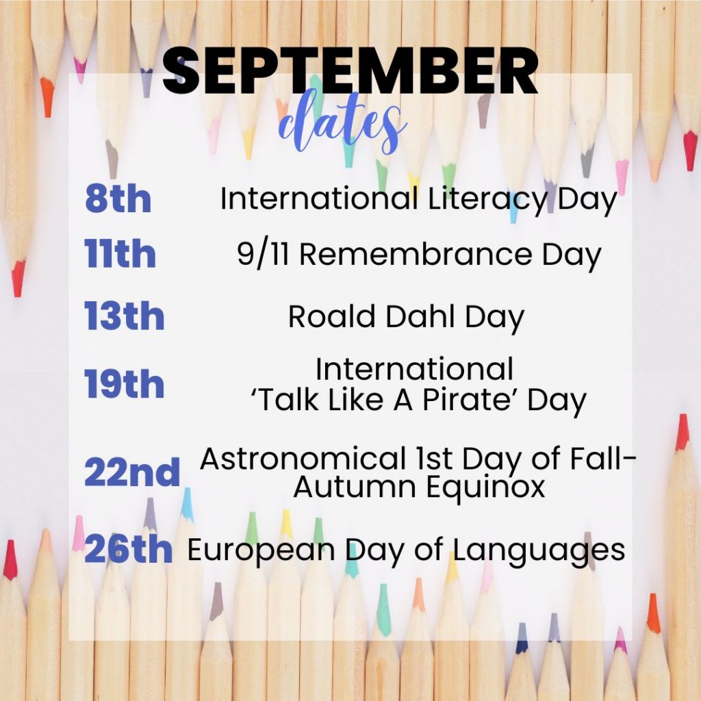 important school dates for September
