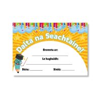 Dalta na Seachtaine Certificates - Student of the Week